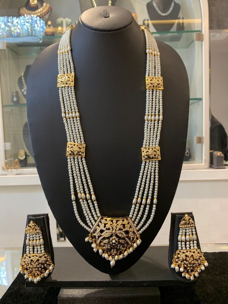 Exquisite Hyderabadi raniHaar with Earrings – Bridal Jewelry Set