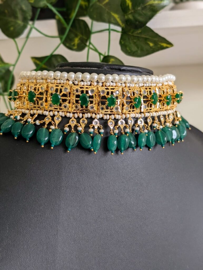 Green Emerald Choker